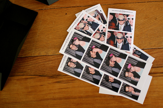 photo booth printed strip